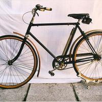 bici d'epoca Peugeot da uomo 1908 cerchi in legno