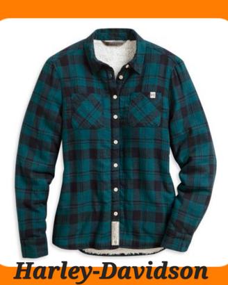 CAMICIA DONNA FODERATA SHERPA H-D