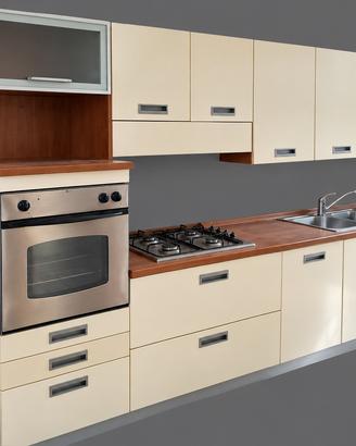 cucina lineare completa 