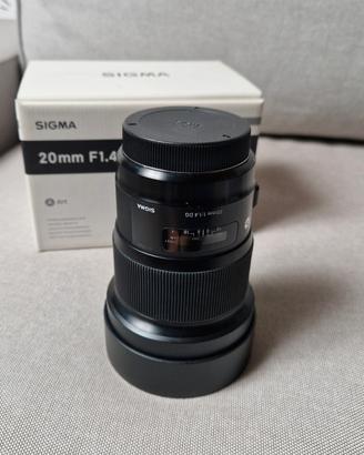 Sigma Art 20mm F1.4 DG HSM per Canon