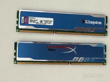 Kit RAM Kingston HyperX  2 moduli da 4gb per tot.8