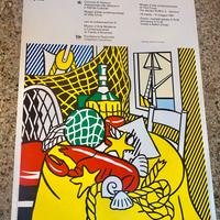 Manifesto  poster originale Roy Lichtenstein  1991