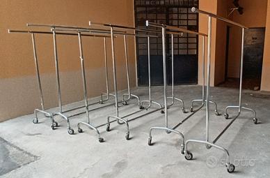 Stender Appendiabiti su ruote rinforzate,max 2 mt.