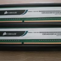RAM 8Gb  PC3-10600U DDR3 1333Mhz CORSAIR