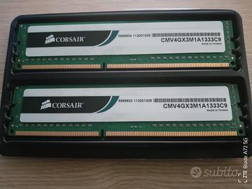 RAM 8Gb  PC3-10600U DDR3 1333Mhz CORSAIR