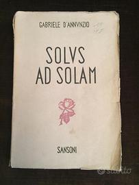 G. d'annunzio - solus ad solam (1939)