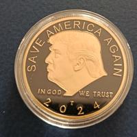 moneta commemorativa 2024 D.Trump