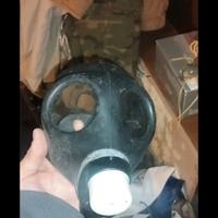 antica maschera periodo bellico originale