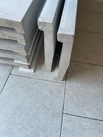 Copertine in cemento per muretti