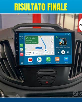 Ford Transit KIT COMPLETO Autoradio android 2din