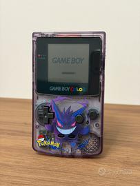 Nintendo GameBoy Color GBC Custom Gengar Pokemon