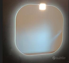 SPECCHIERA QUADRATA 80x80cm FARETTO + LED PERIMETR