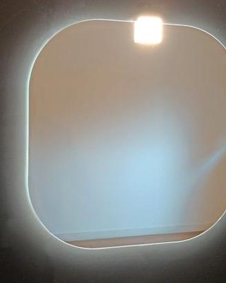 SPECCHIERA QUADRATA 80x80cm FARETTO + LED PERIMETR
