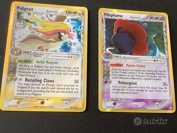 Pokemon Pidgeot Vileplume  Holo rev. -2006