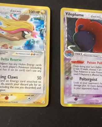 Pokemon Pidgeot Vileplume  Holo rev. -2006