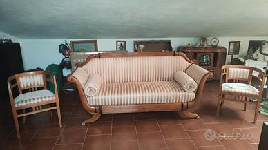 Divano a barca del 1850
