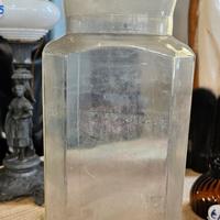 grande barattolo vetro da farmacia 