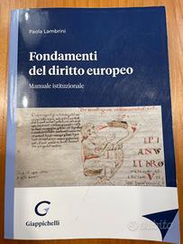 Fondamenti del diritto europeo