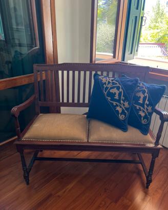 Panca in legno a due posti