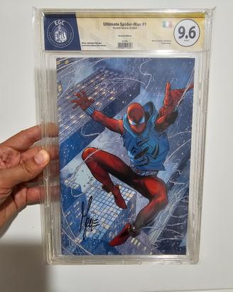 Ultimate Spider-Man 1 Virain Variant Cover EGC 9.6
