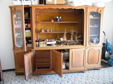 Credenza a giorno 2 vetrine stile Classico Inglese