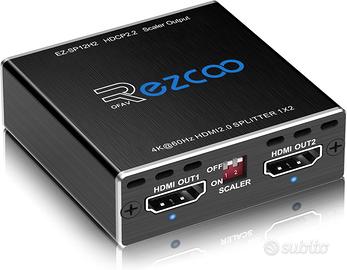 Splitter HDMI 4K 60Hz 1x2 1080P 120Hz HDCP HDR