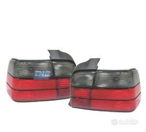 FANALI BMW E36 91-99 LOOK M3 ROSSO AFFUMICATO