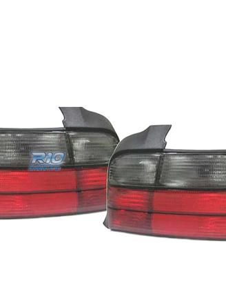 FANALI BMW E36 91-99 LOOK M3 ROSSO AFFUMICATO