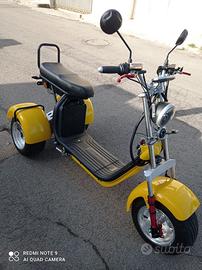 scooter elettrico a tre ruote non immatricolato