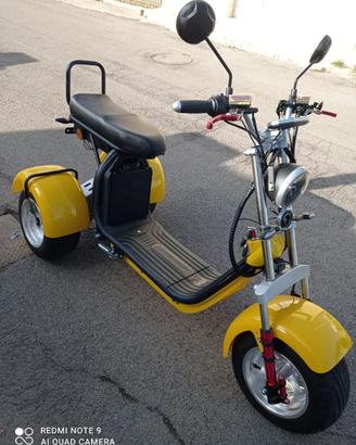scooter elettrico a tre ruote non immatricolato
