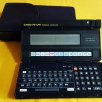 Retro computer Casio PB-1000 con espansione RP-32
