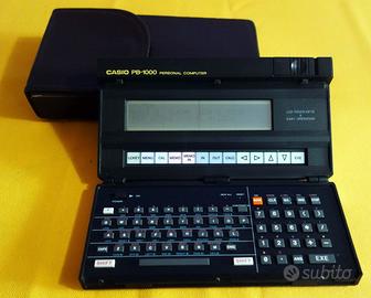 Retro computer Casio PB-1000 con espansione RP-32
