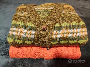 foxhound cardigan maglione uomo xl vintage anni 90