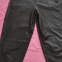 pantalone in ecopelle Zara S 