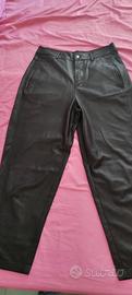 pantalone in ecopelle Zara S 