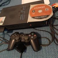 PlayStation 2 completa di joystick, cavi e t