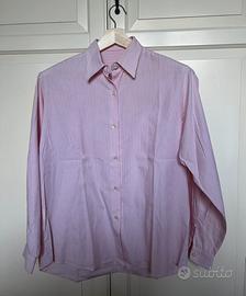 Camicia donna rosa a righe