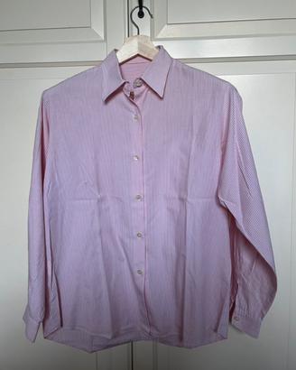 Camicia donna rosa a righe