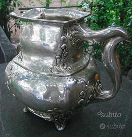 Caraffa-in-argento-epoca-liberty-tiffany