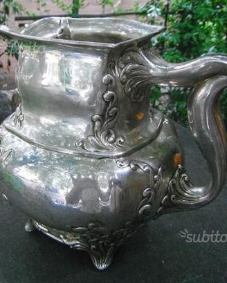 Caraffa-in-argento-epoca-liberty-tiffany
