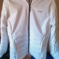 giacca da neve bianca 