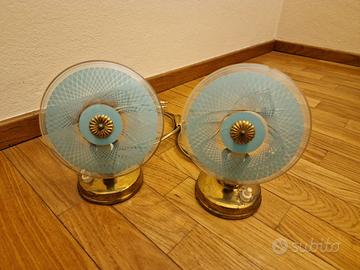 Coppia di luci da tavolo/notte Italia anni '50