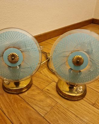 Coppia di luci da tavolo/notte Italia anni '50