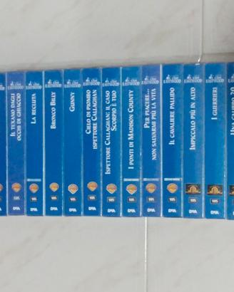 collezione vhs completa Clint Eastwood 
