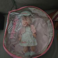 Bambola vintage con scatola Birimba Miglioratti