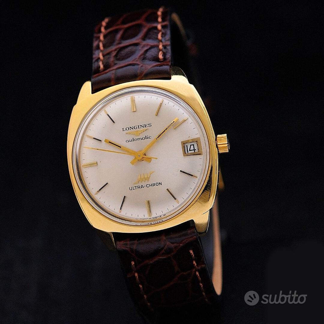 Subito ORO 2000 Longines Ultra Chron oro 18kt ref 7852 automatic Abbigliamento e Accessori In vendita a Bari