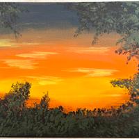 Quadro acrilico su tela