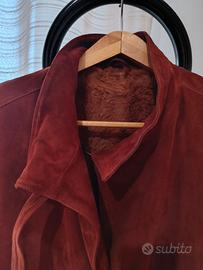 Cappotto di montone bordeaux