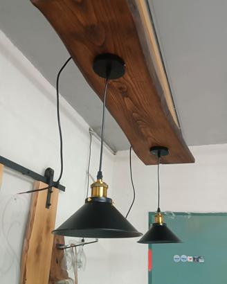 lampadario rustico 
