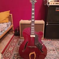 Chitarra Hagstrom HL-550 Mogano Rosso + Custodia